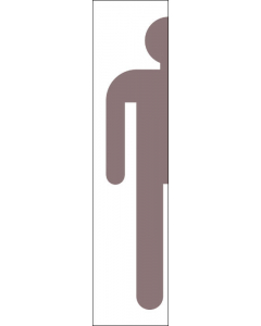 Sticker 847577 Toilette-homme-bande-model-2-taupe
