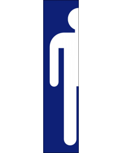 Sticker 023e8a Toilette-homme-bande-model-2-1-bleu