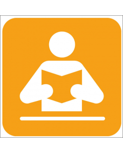 Panneau salle de lecture