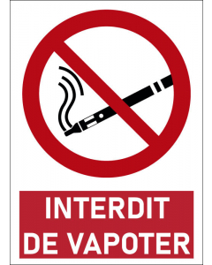 Pictogramme Interdit de vapoter