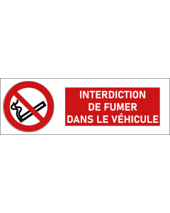 Pictogramme Interdiction de fumer dans le véhicule
