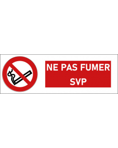 Pictogramme Ne pas fumer SVP