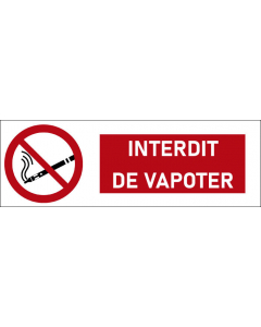 Pictogramme Interdit de vapoter