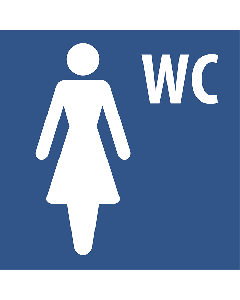 Pictogramme WC Femme Universel