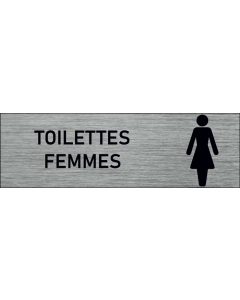 Plaque de porte toilettes femmes