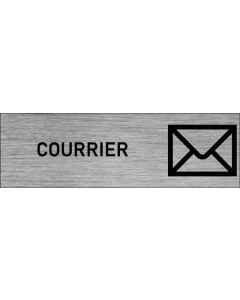 Plaque de porte Courrier