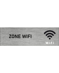 Plaque de porte Zone Wifi