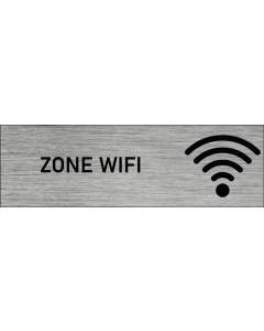 Plaque de porte Zone Wifi 2
