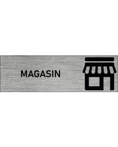 Plaque de porte Magasin