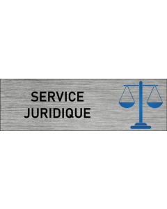 Plaque de porte Service juridique