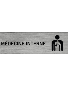 Plaque de porte Médecine interne