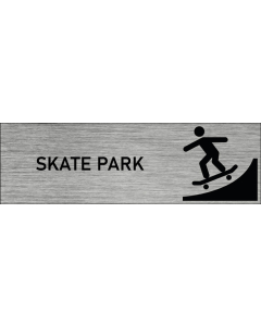 Plaque de porte Skate park