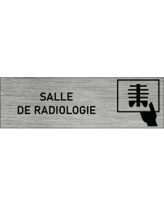 Plaque de porte Salle de radiologie 2