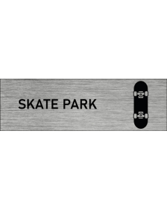 Plaque de porte Skate park 2