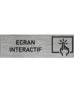Plaque de porte Ecran interactif