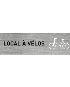 Plaque de porte Local à vélos