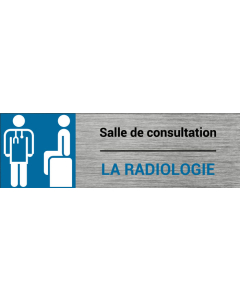 Plaque de porte salle de consultation Radiologie