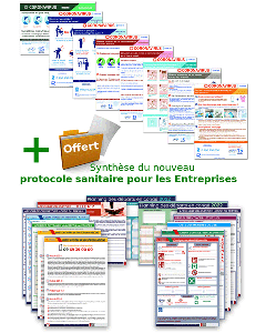 Pack affichages obligatoires Intégral 2022 + 8 affichages Covid19
