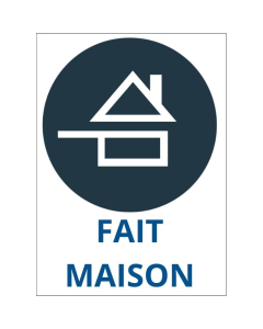 Affichage "Fait Maison" pour Hôtels, Cafés et Restaurants