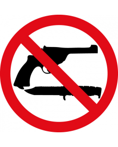 Pictogramme Armes interdites