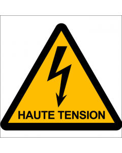 Pictogramme danger de mort haute tension 2
