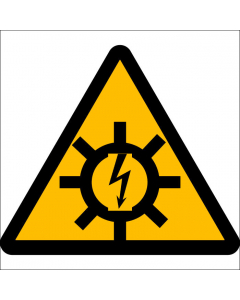 Pictogramme danger photovoltaic