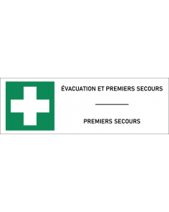 Panneau trousse premiers secours - Pictogramme signalétique