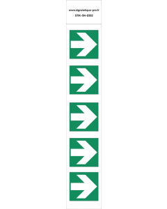 Panneau Flèche-de-direction-angle-de-90° 5N 