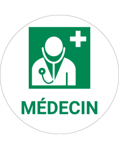 Panneau pictogramme Médecin
