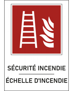 Panneau D'échelle De Secours En Cas D'incendie