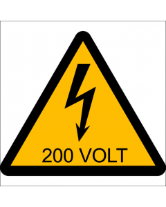 Pictogramme électricité-200V