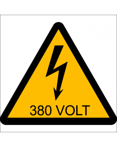 Pictogramme électricité-380V