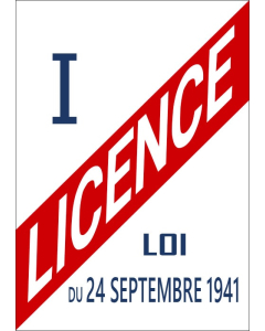 Panneau Licence I