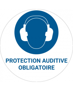 Panneau pictogramme Protection auditive obligatoire