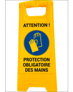 Chevalet Protection obligatoire des mains