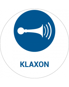 Panneau pictogramme Klaxon