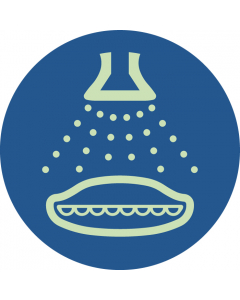 Panneau de Démarrer le gicleur d'eau pour le bateau de sauvetage photoluminescent