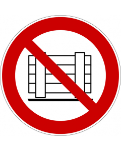 Panneau Ne pas obstruer
