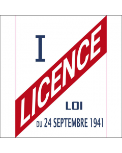 Panneau Licence I