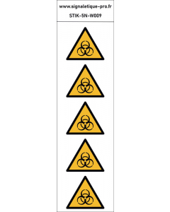 Panneau Risque biologique 5N