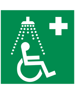 Pictogramme Douche de Sécurité pour les Handicapés