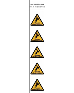 Panneau Autocollants Danger électrocution – 5N