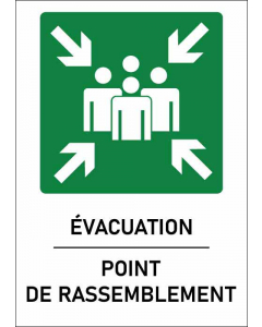 Panneau Point de rassemblement format A