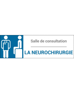 Plaque de porte classique Neurochirurgie