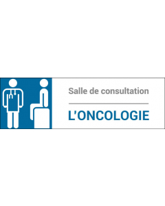 Plaque de porte classique Oncologie