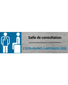 Plaque de porte Oto-rhino-laryngologie