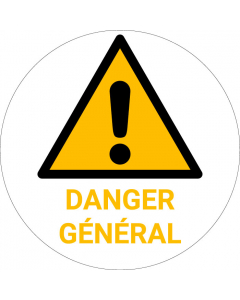 Panneau pictogramme Danger général