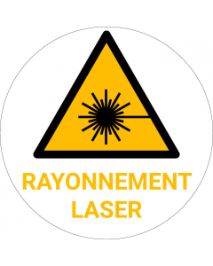 Panneau pictogramme Rayonnement laser