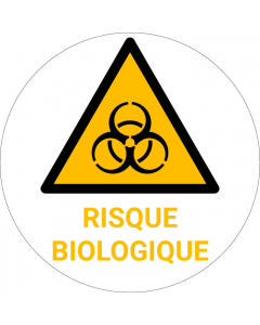 Panneau pictogramme Risque biologique