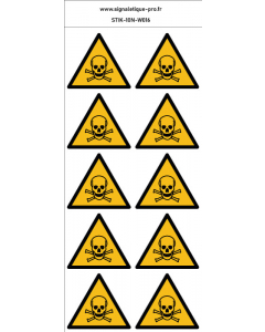 Panneau Matières-toxiques-10N
